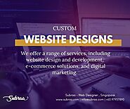 Affordable Web Design service provider Singapore — Subraa