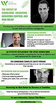 The Impact of Conolidine: Advancing Addiction Control and Pain Relief by Clint Winters