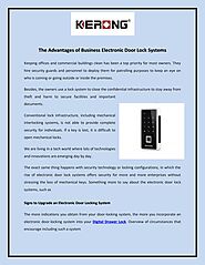 The Advantages of Business Electronic Door Lock Systems by Kerong Industrial