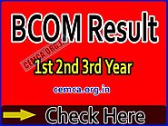 BCOM Result यहाँ देखे B.COM 1st 2nd 3rd Year Results Date Check Here