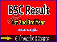 BSC Result यहाँ देखे B.SC 1st 2nd 3rd Year Results Date