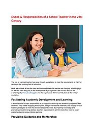 Roles & Responsibilities of a Teacher in the 21st Century | PDF