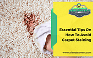 Tips On How To Avoid Carpet Staining | Alien Steamers