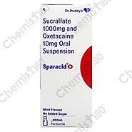 Buy Sparacid O Oral Suspension Online On 18% Discount On Chemist180