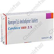 Cardace AM 2.5 Tablet: View Uses, Side Effects Online On Chemist180