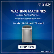 Buy Top Load Washing Machines Online at Low Prices In India | Frikly