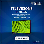 Buy 32 - 40 Inch Televisions Online at Low Prices In India | Frikly