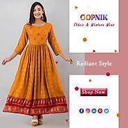 Shop the Finest Collection of Ethnic Wear & Gowns Online
