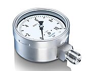 Bourdon Pressure Gauge Stainless Steel 100mm Bottom-Entry | MEX5D30B15 | ET17974968 | Enrgtech LTD