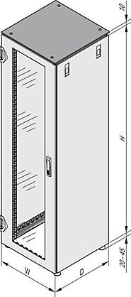 NVent-SCHROFF Varistar Series 38U-Rack 19-Inch Floor Cabinet, Large Cabinet | 10130-005 | ET24154929 | Enrgtech LTD