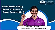 Best Content Writing Classes in Chennai for Career Growth 2024