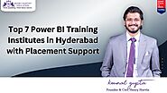 Top 7 Power BI Training Institutes in Hyderabad with Placement Support