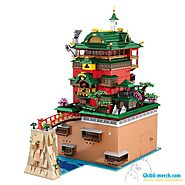 Lego Spirited Away Bathhouse Model 1674/1805/6786 PCS | Ghibli Merch Store