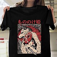 Princess Mononoke Vintage T Shirt - Studio Ghibli Merch Store - Official Studio Ghibli Merchandise