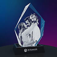 Personalized 3D Crystal Photo Prestige | Anniversary Gift – 3D Crystal Gift