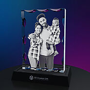 Shop Personalized 2D Crystal Photo Serrated | Picture Engraved in Glass – 3D Crystal Gift