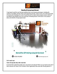 Benefits Of Using Liquid Screed