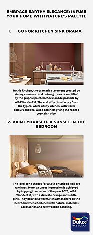 EMBRACE EARTHY ELEGANCE: INFUSE YOUR HOME WITH NATURE'S PALETTE