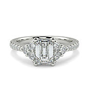 Honolulu Shoulder Set Diamond Engagement Rings That Radiate Elegance