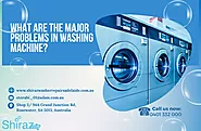 What are the major problems in washing machine?