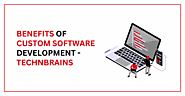 Benefits of Custom Software Development | TechnBrains Blog