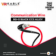 Buy Quality RG-6 CCS Black Alloy Communication Cable