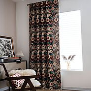Custom Floral Print Curtains