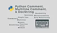 Python Comment vs Multiline Comment
