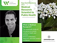 Key Contributions of a Medical Research Scientist to Public Health