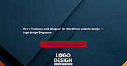 Hire a freelance web designer for WordPress website design — Logo design Singapore