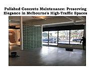 Polished Concrete Services in Melbourne