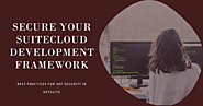 SuiteCloud Development Framework (SDF) Security Best Practices in NetSuite