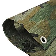 Green Camo Poly Tarps