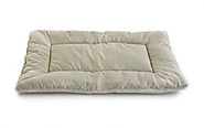 Pet Dreams Classic Sleep-eez Dog Bed Reversible 42 by 28-Inch Pet Bed, X-Large, Khaki