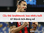 Ibrahimovic: Tuổi tác và 07 Thành Tích Ấn Tượng Của Cầu Thủ Huyền Thoại