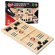 Bungee Table - Large Fast Sling Puck Game - Fast-Paced Fun for a Family Game Night or for a Party with Friends - Test...