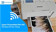 Epson PictureMate PM-400 Wireless Printer Setup