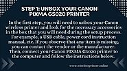 Canon PIXMA G5020 Wireless Printer Setup on Computer and Mobile