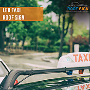 Led Taxi Roof Sign