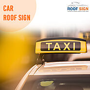 Car Roof Sign