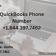 Intuit QuickBooks Customer Service Phone Number +1 844-397-7462