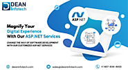 Best ASP.NET Development Company in USA | Dean Infotech