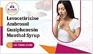 Levocetirizine Ambroxol Guaiphenesin Menthol Syrup - Ronish Bioceuticals