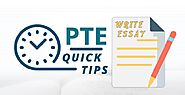 Rules for essay writing in PTE