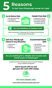 Top 5 Reasons To Sell Your Pittsburgh Home For Cash | Sell House Fast In Pittsburgh