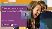 Creating interactive lessons with OneNote