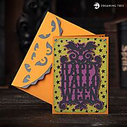 Boo! Halloween Card Premium SVG File for Cricut, Silhouette CAMEO, ScanNCut - SVG Files For Cricut and Silhouette - 3...
