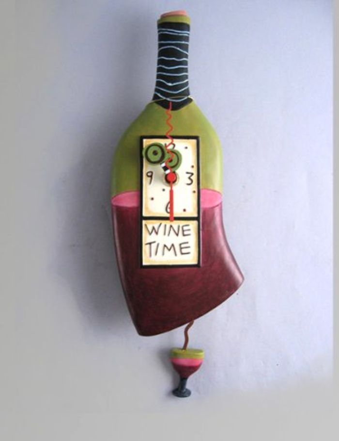 Best Red Kitchen Wall Clocks Large, Retro, Red Apple and Rooster A