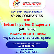 Exporters & Importers Database | 99 Data CD